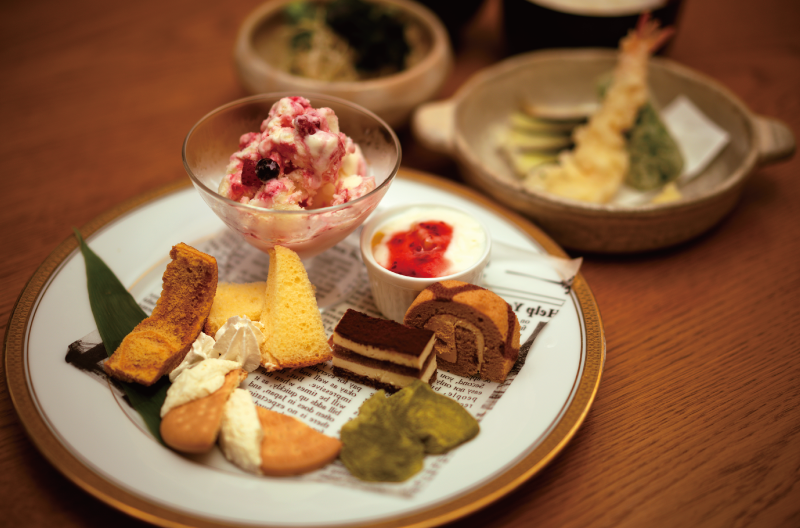 八屋、デザートコース