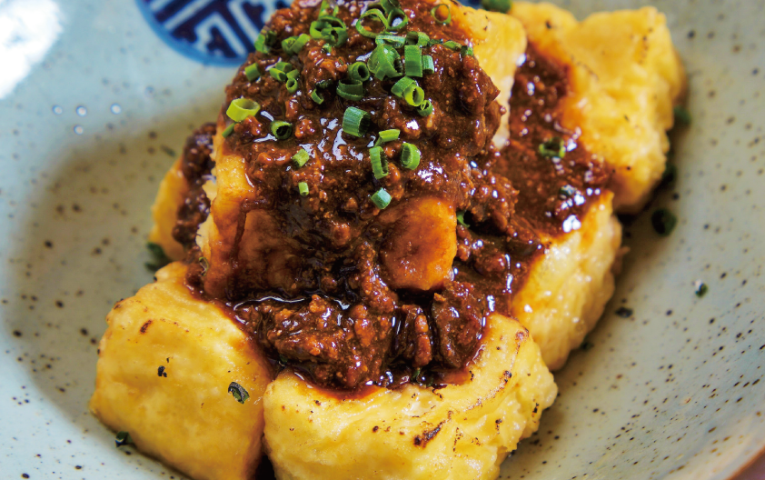 八屋、豆腐そぼろ味噌