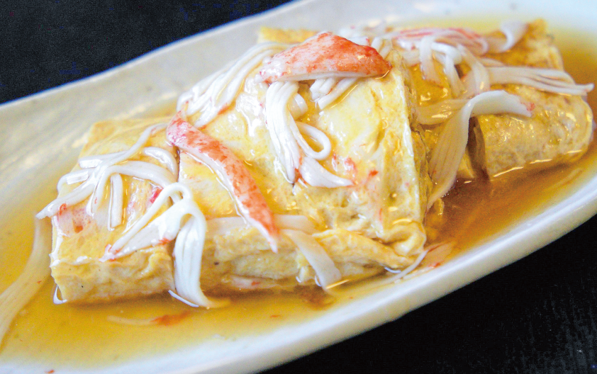 あんかけカニ玉風